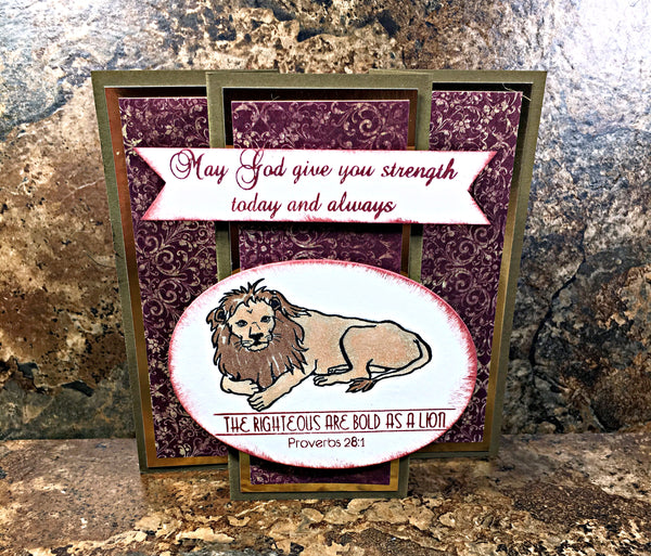 Reverse Gate Fold Card by Crystal Cleveland