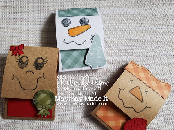 maymay's pictorial design team matchbook candy holder