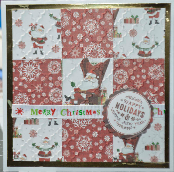 Santa Quilt Card