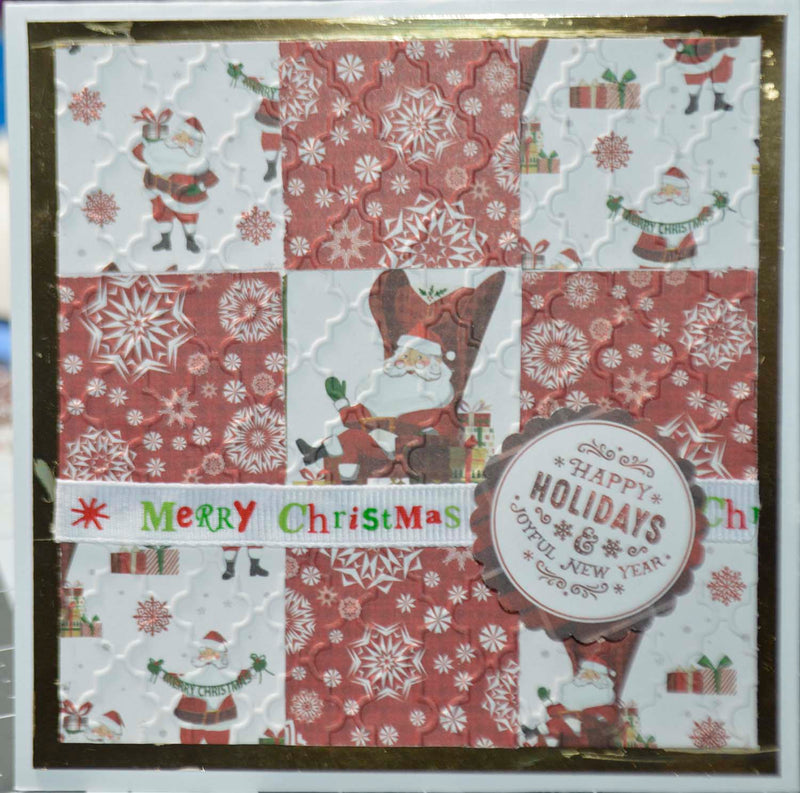 Santa Quilt Card