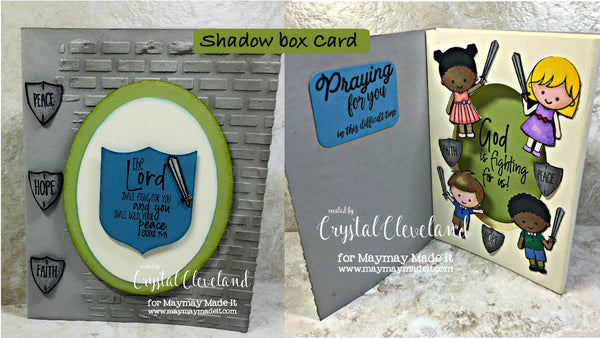 Blog Design Team Fancy Fold Cards~Shadow Box Card by Crystal Cleveland