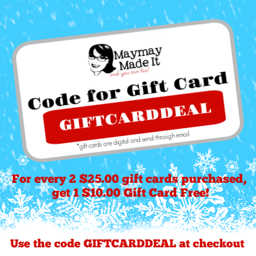 Gift Card Deal!  Buy two $25 get $10 FREE!