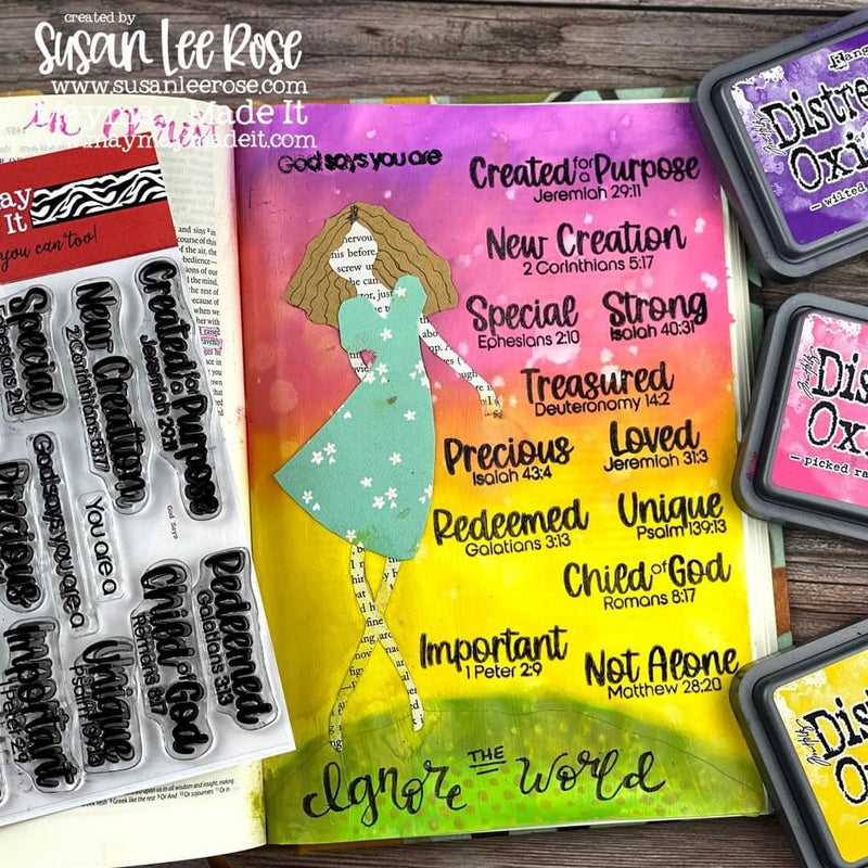 MAYMAY’S 2021 SPRING/SUMMER DESIGN TEAM SUSAN LEE ROSE BIBLE JOURNALING PAGE