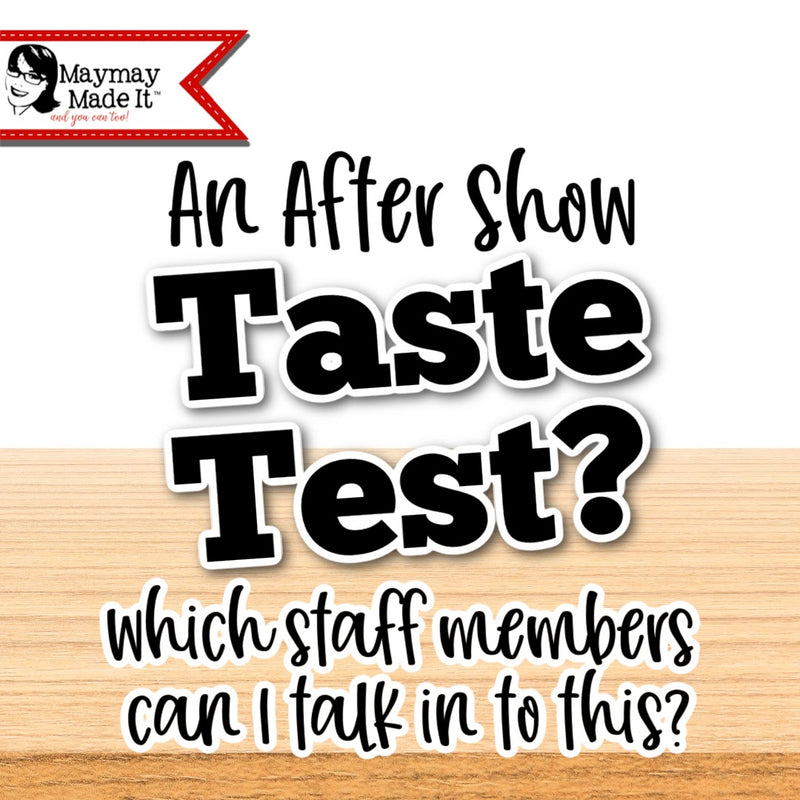 Tasty Try Treats Taste Test... Which Members of the Staff Family are brave enough to try them out???
