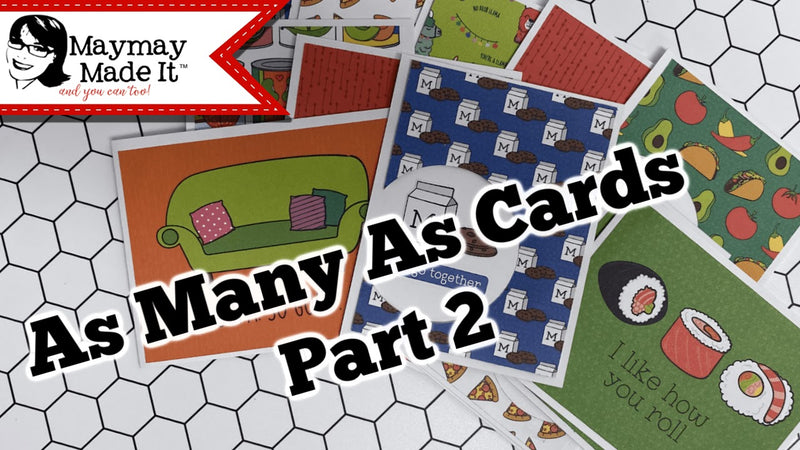 As Many As Cards from Pun Intended Paper Pack | Part 2