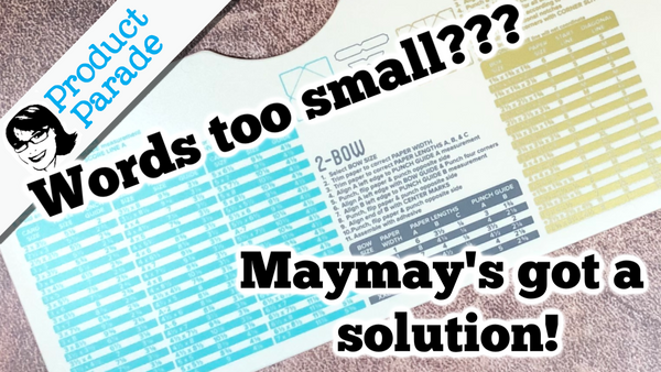 Top Tip:  Easy Fix to Reading Small Worded Instructions!