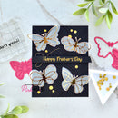 Pink & Main Plaid Cover Die Panel B {D142}