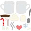 Honey Bee Stamps: Mugs & Kisses Die Set {N12}