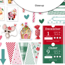 Pretty Little Studio Sugar Plum Christmas Mix Ephemera Pack