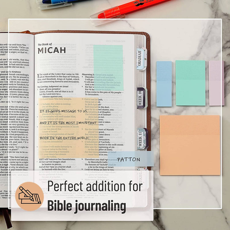 Mr. Pen Pastel Transparent Sticky Notes {E212}