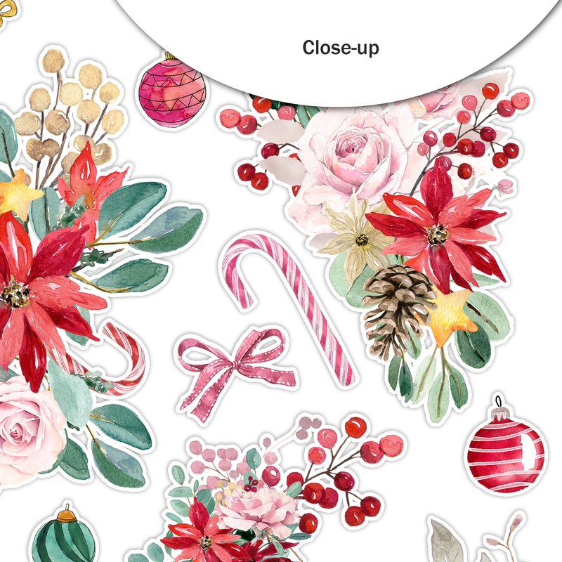 Pretty Little Studio Merry Berry Florals Die-Cuts {G209}