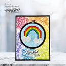 Honey Bee Stamps: Lovely Layers: Circle Embroidery Hoop Die Set {N03}