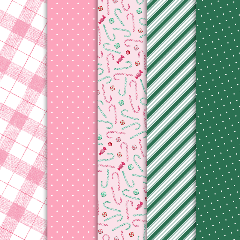 Pretty Little Studio 6x6 Sugar Plum ACCENT Paper Pack {C601}