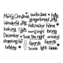 Pretty Little Studio Sugar Plum Merry & Bright Die-Cut Ephemera Words