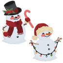 Honey Bee Stamps: Lovely Layers: Vintage Snowman Die Set {N04}