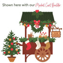 Honey Bee Stamps: Christmas Market Cart Add-On Die Set {N09}