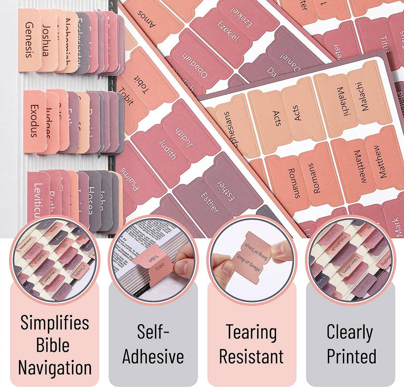 Mr. Pen Vintage Sunset Shades Bible Tabs {F602}