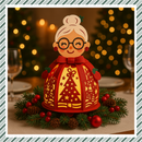 Craftreat DIY Paper Lanterns - Mrs. Santa {C716}