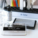 Honey Bee Stamps: Bee Creative Ink Refill - Metallic Silver 1/2 Ounce Bottle {G112}