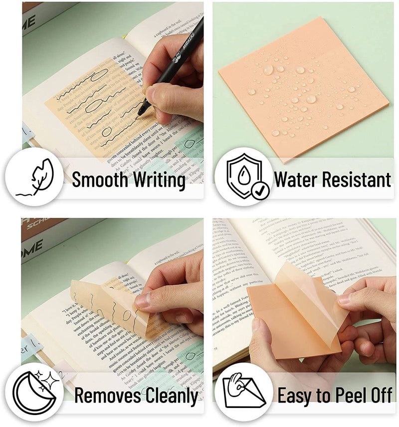 Mr. Pen Pastel Transparent Sticky Notes {E212}
