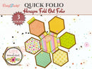 Craftreat Hexagon Fold Out Blank Quick Folio - 3pk. {C902}