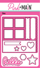Pink & Main Card Cut Essentials Set 1 Dies {F413}