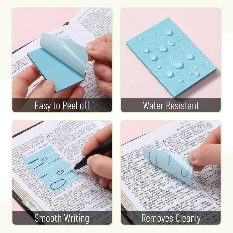 Mr. Pen 1.5"x2" Vintage Transparent Sticky Notes {E116}