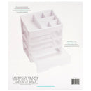 We R Makers 3-Drawer Plastic Storage Case with Organizer Top