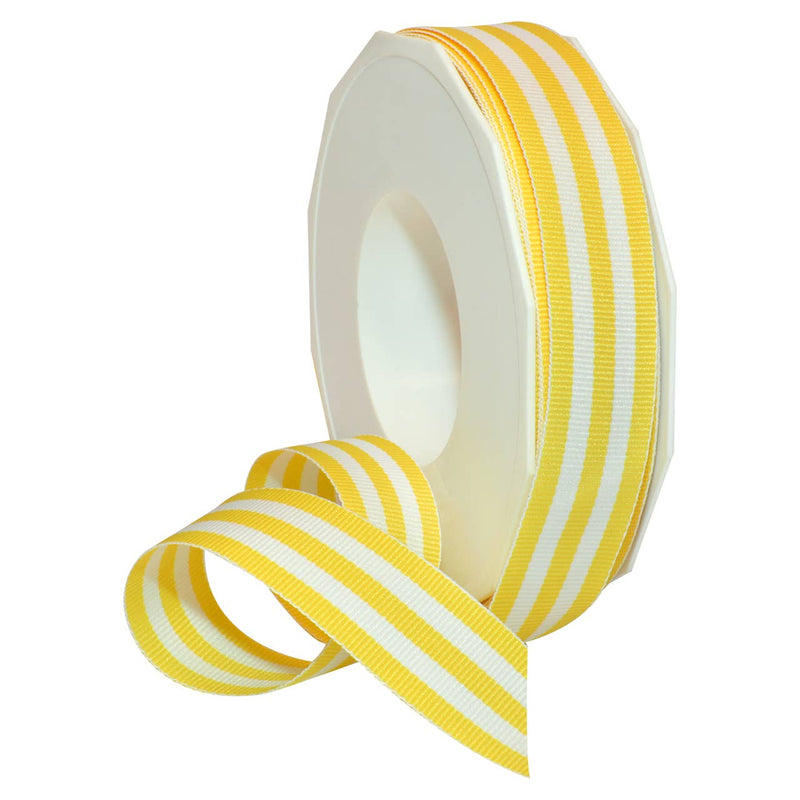 Grosgrain 7/8" Emerald Stripe
