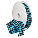 7/8"  Royal Blue Glitter Hounds Tooth