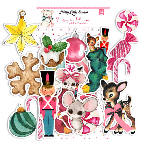 Pretty Little Studio Sprinkles Christmas Ephemera Pack {G217}