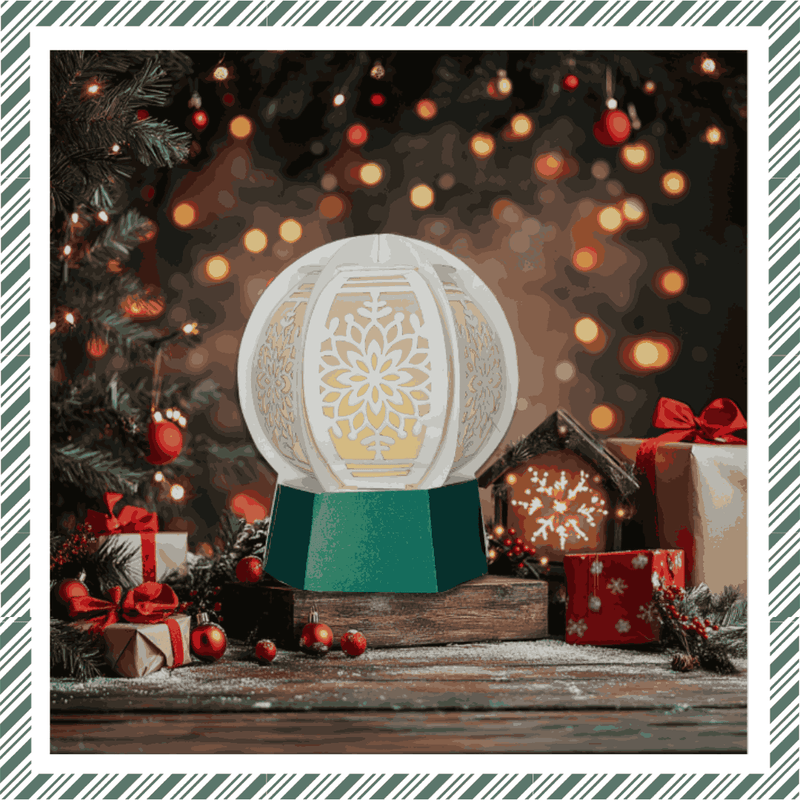 Craftreat DIY Paper Lanterns - Snowglobe {C715}