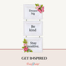 Craftreat 3D Fold Shapes - White Assorted Shapes Paper Frames 6pcs. {C402}