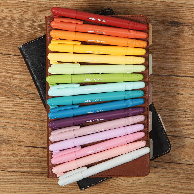 Mr Pen No Bleed Gel Bible Highlighters - 16 Pack {E149}
