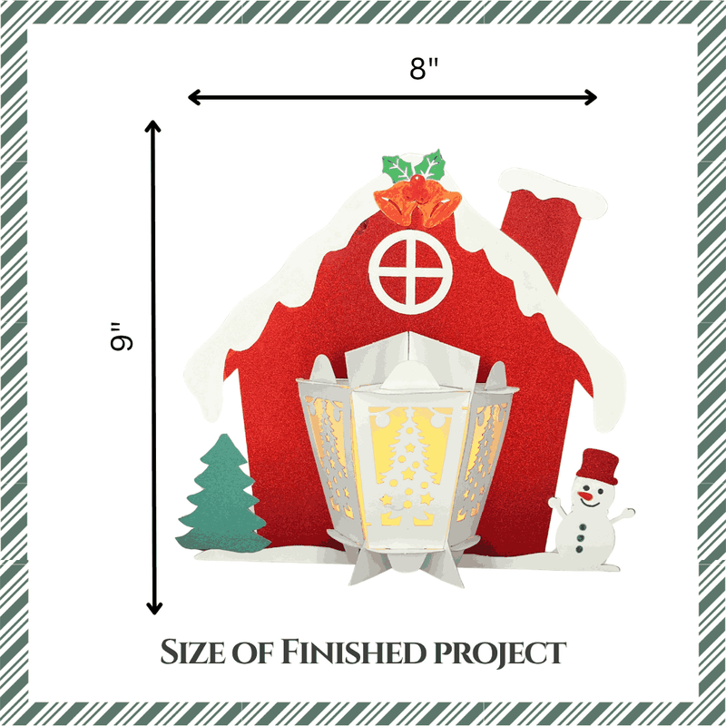 Craftreat DIY Paper Lanterns - Winter House {F605}