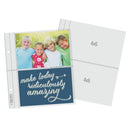 Simple Stories 6X8 SN@P! Flipbook Refill Pages - 4x6 Pack {T27}