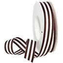 Grosgrain 7/8" Black Stripe