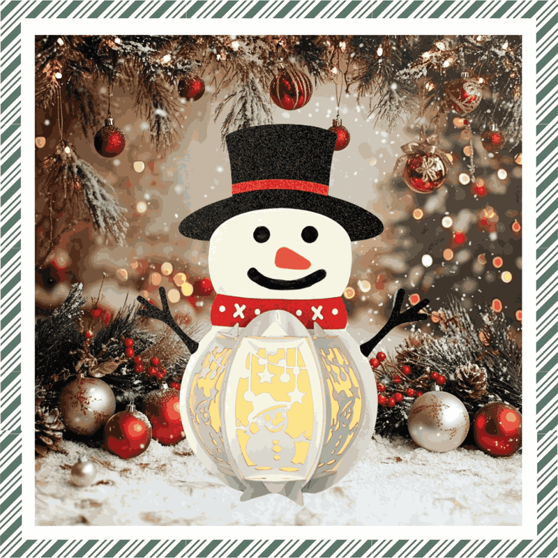 Craftreat DIY Paper Lanterns - Snowman {C804}