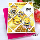 Pink & Main Plaid Cover Die Panel A {X133}