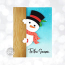 Hero Arts Peeking Snowman Dies {X188}