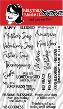 Maymay's Faithful in all Occasions 4x6 Stamp Set {A212}