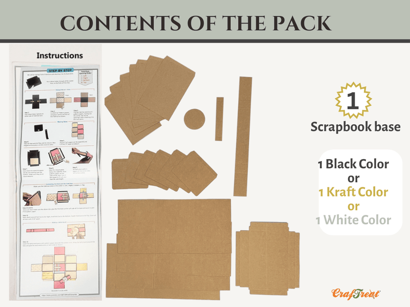 CrafTreat White Expanding Folio