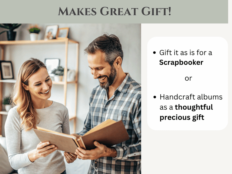 CrafTreat 8x8 White Basic Folio