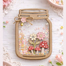 Craftreat 3D Shaker Chipboards - Mason Jar