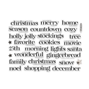 Pretty Little Studio Comfort & Joy Holly Jolly Christmas Word Title Ephemera 