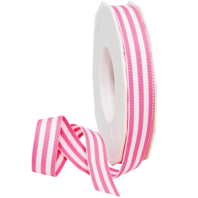 Grosgrain 5/8" Baby Blue Stripes