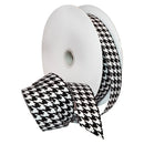 7/8"  Royal Blue Glitter Hounds Tooth