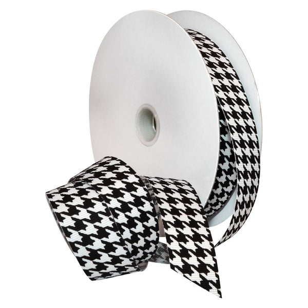 7/8"  Black Hounds Tooth