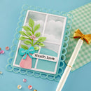 Spellbinders Lisa Horton Open Lace Frame and Landscapes Etched Dies {W78}