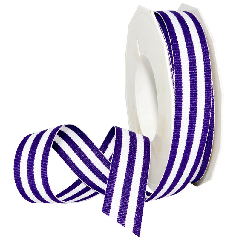 Grosgrain 7/8" Pink Stripe